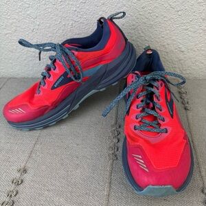 Brooks Cascadia 16 Athletic Running Shoes Pink Cobalt 1203631B647 Women Sz 9.5B